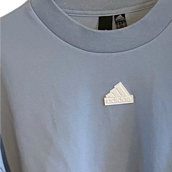Adidas Sportswear FUTURE ICONS THREE STRIPES Sweatshirt powder blue athleisure - Picture 9 of 14